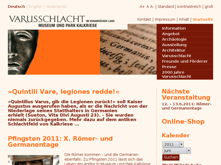 www.kalkriese-varusschlacht.com