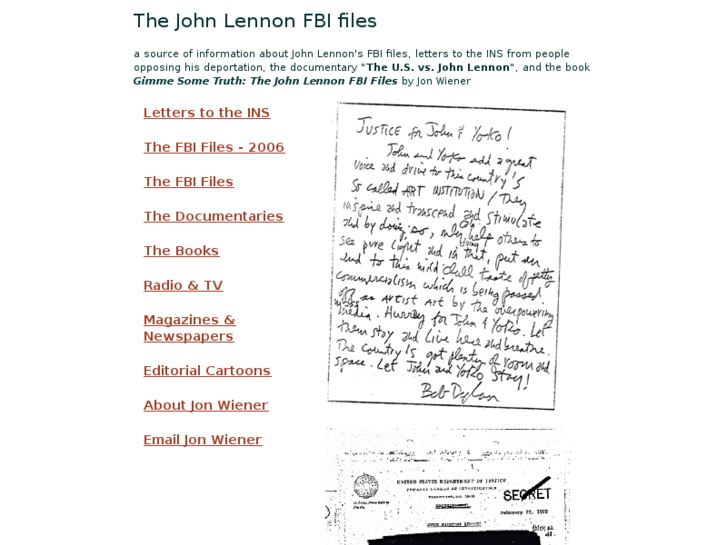 www.lennonfbifiles.com