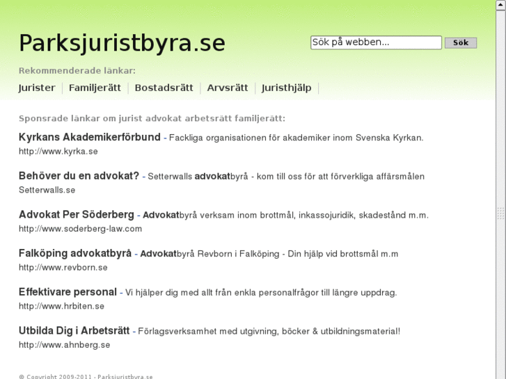 www.parksjuristbyra.se