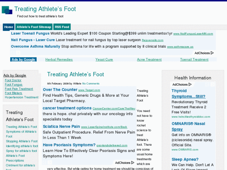 www.treatingathletesfoot.com