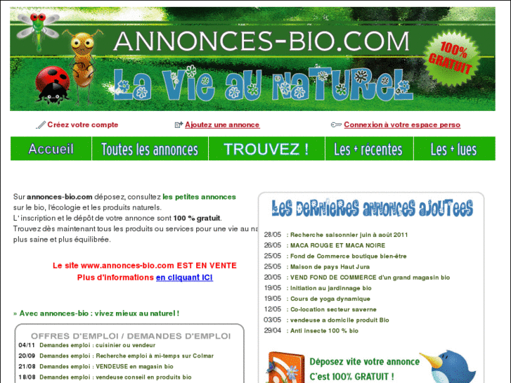 www.annonces-bio.com