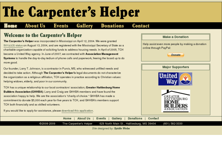 www.carpentershelper.net