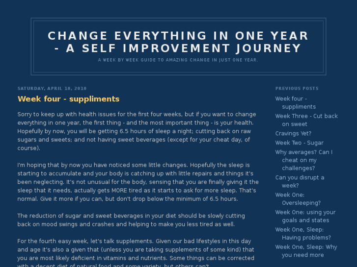 www.changeeverythinginoneyear.com