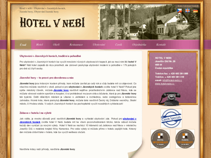 www.hotelvnebi.cz