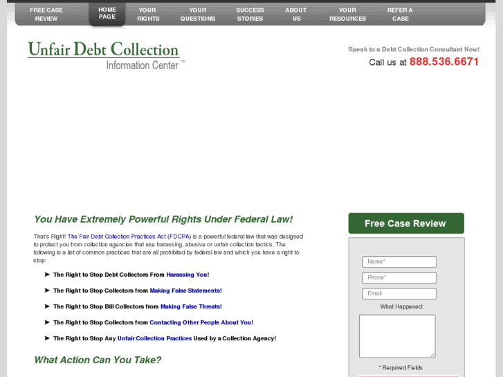 www.illegaldebtcollectioncenter.com