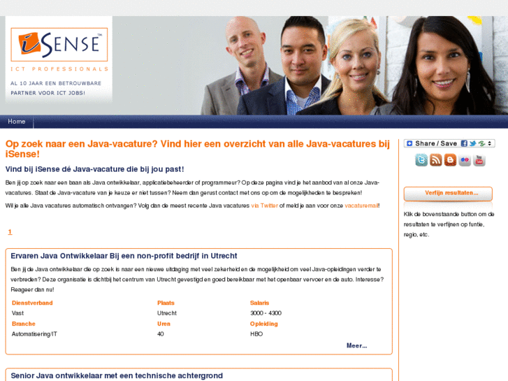 www.java-vacatures-isense.nl