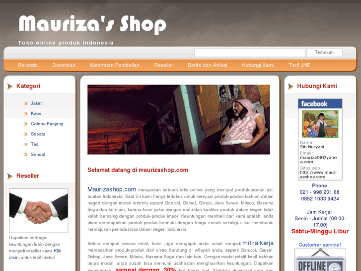 www.maurizashop.com