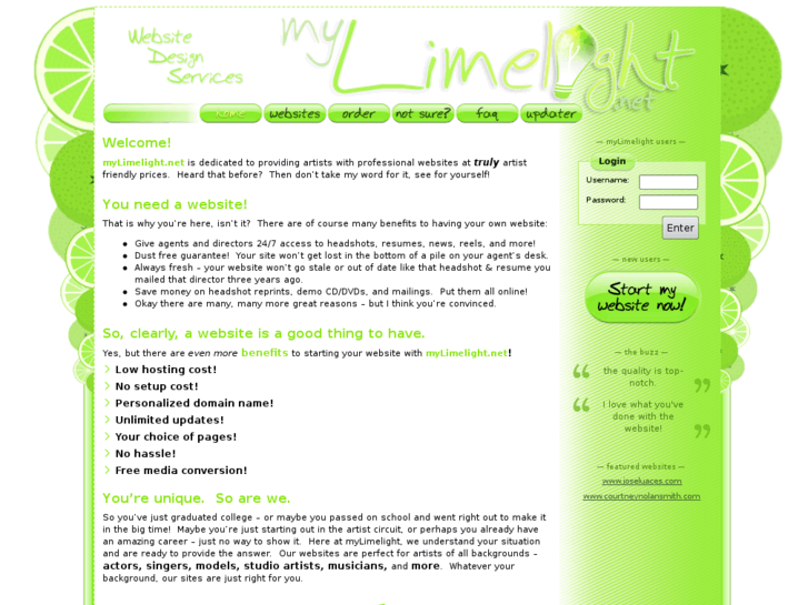 www.mylimelight.net