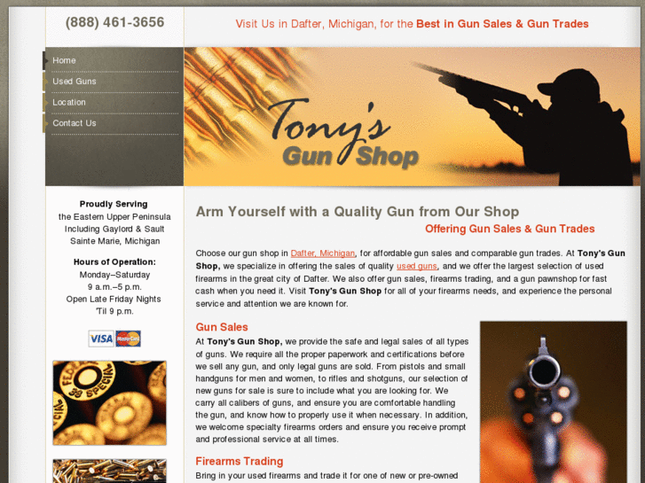 www.tonysgunshop.net