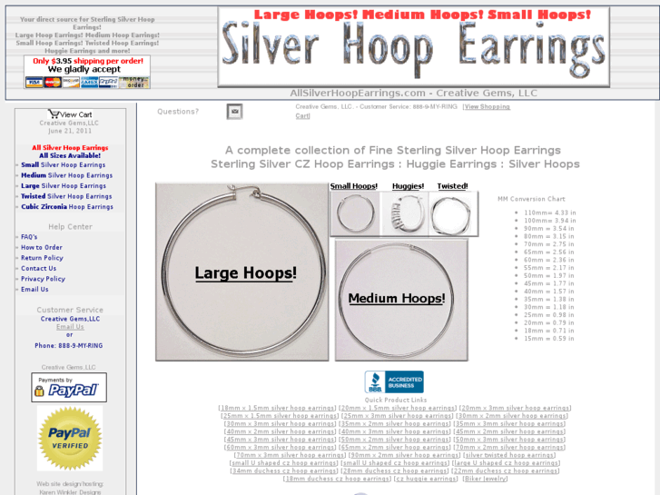 www.allsilverhoopearrings.com