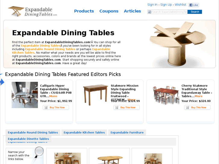 www.expandablediningtables.com