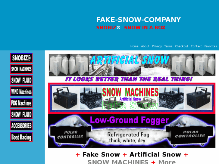 www.fake-snow.com