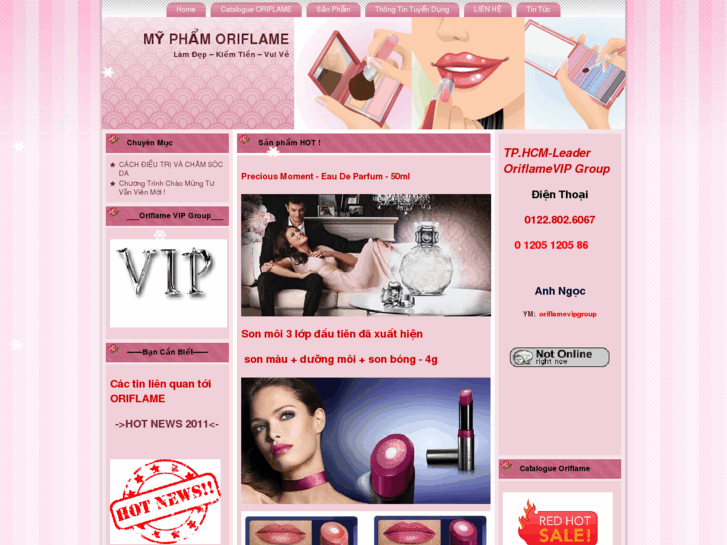 www.oriflamevip.com