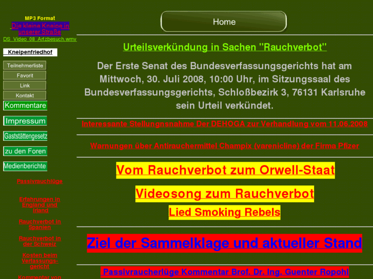 www.sammelklage-rauchverbot.de