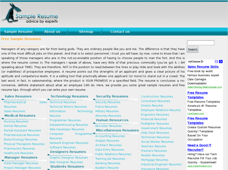 www.sample-resumes.net
