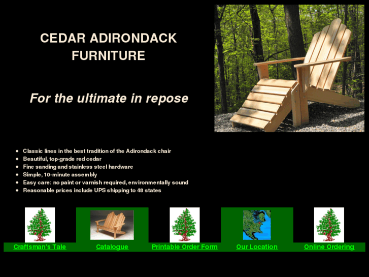 www.cedaradirondack.com