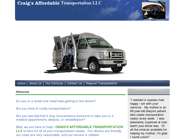 www.craigsaffordabletransportation.com