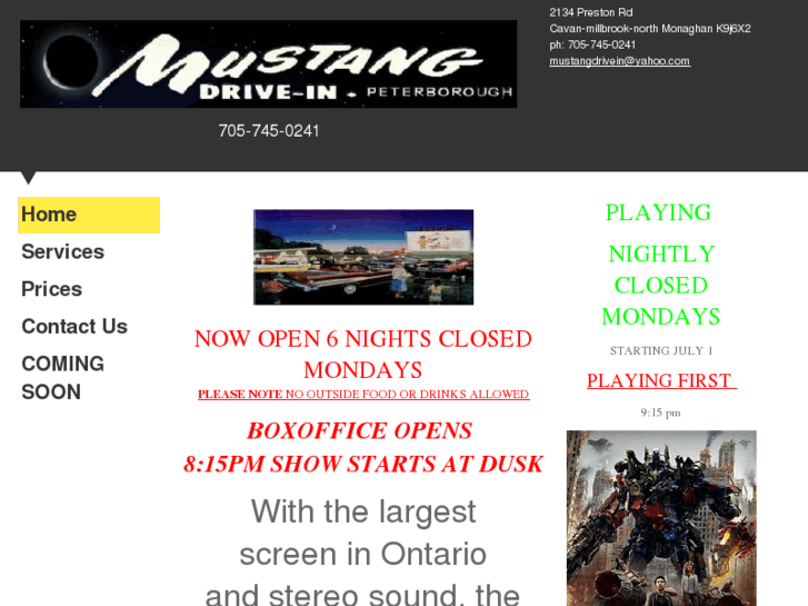 www.mustangdrivein.com