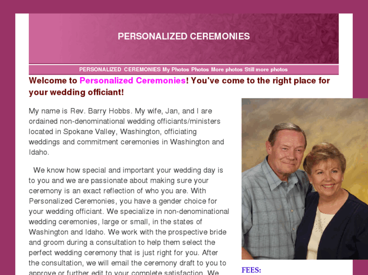 www.personalizedceremonies.com