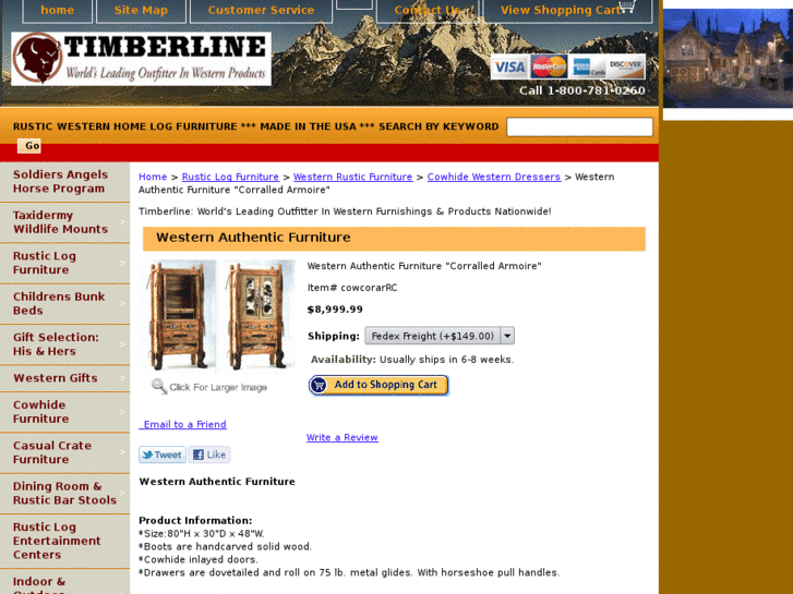 www.westernauthenticfurniture.com