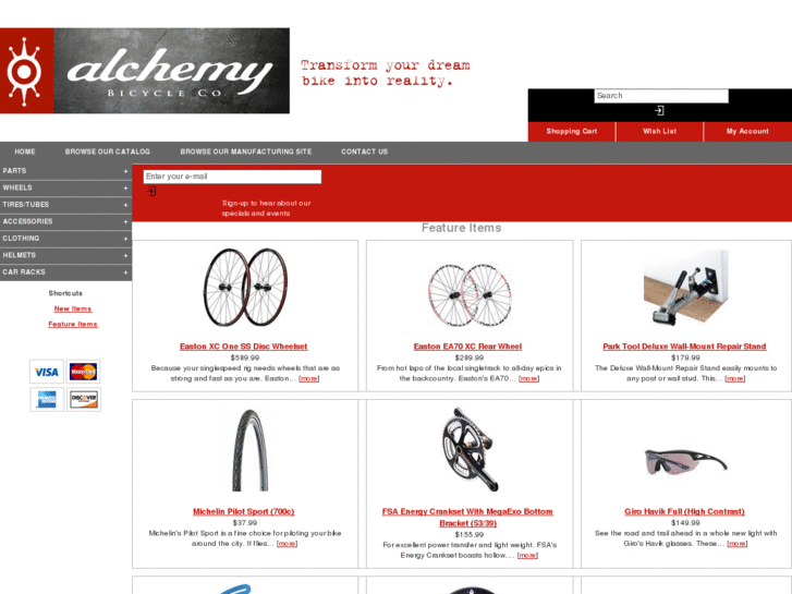 www.alchemybicycleparts.com