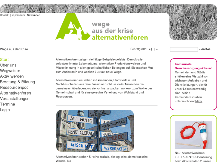 www.alternativenforen.at