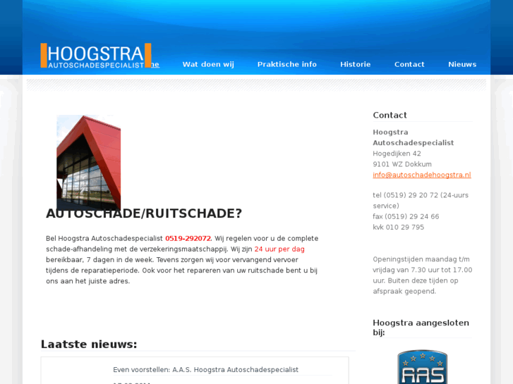 www.autoschadehoogstra.nl