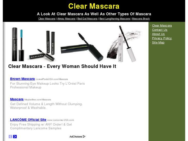 www.clearmascara.org