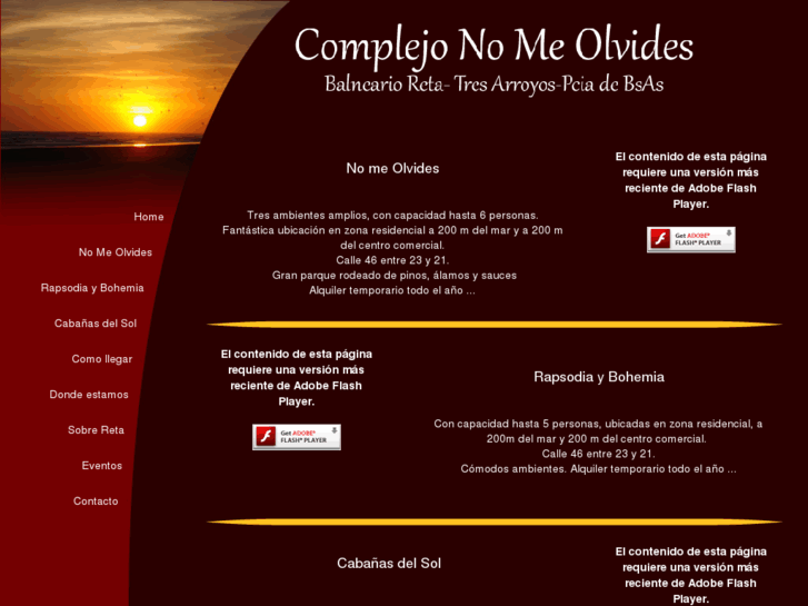 www.complejonomeolvides.com