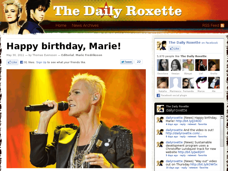 www.dailyroxette.com