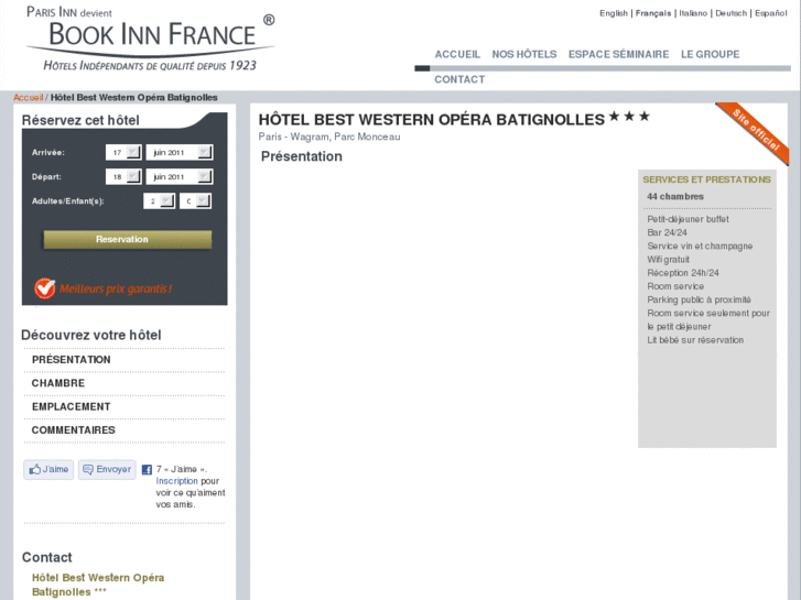 www.hotel-opera-batignolles.com