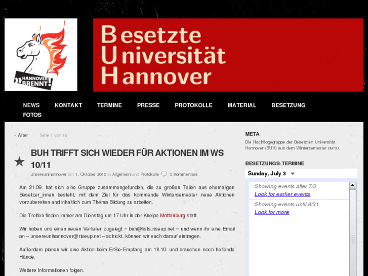 www.unsereunihannover.de