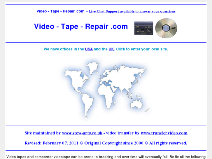 www.video-tape-repair.com