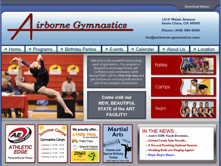 www.airborne-gymnastics.com