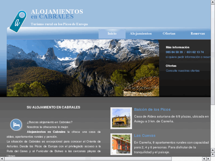 www.alojamientosencabrales.com