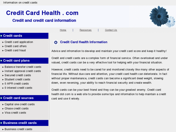 www.creditcardhealth.com