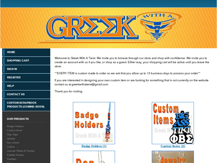 www.customgreekproducts.com