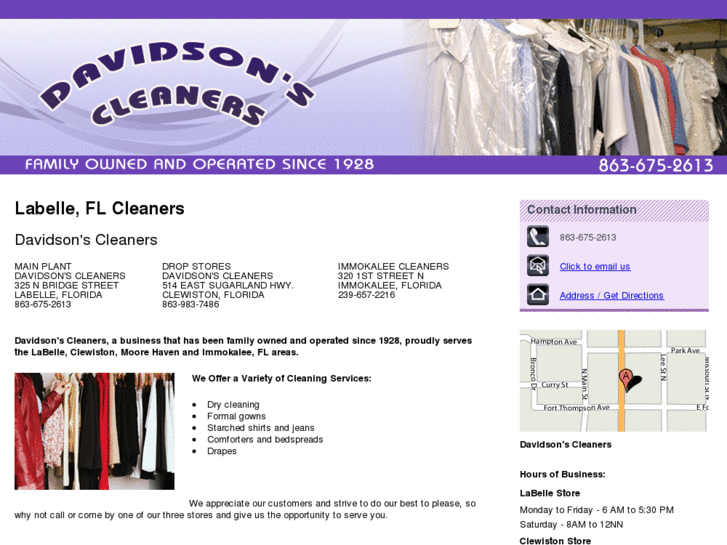 www.davidsonsdrycleaner.com