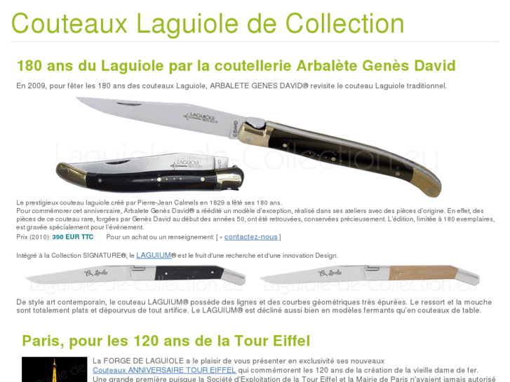 www.laguiole-de-collection.eu