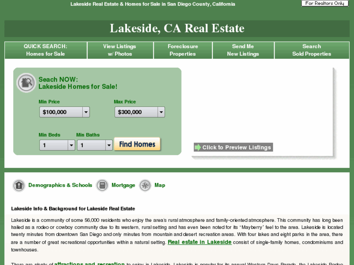 www.lakeside-real-estate-and-homes.com