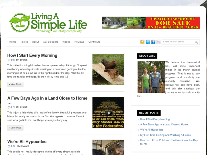 www.livingasimplelife.com