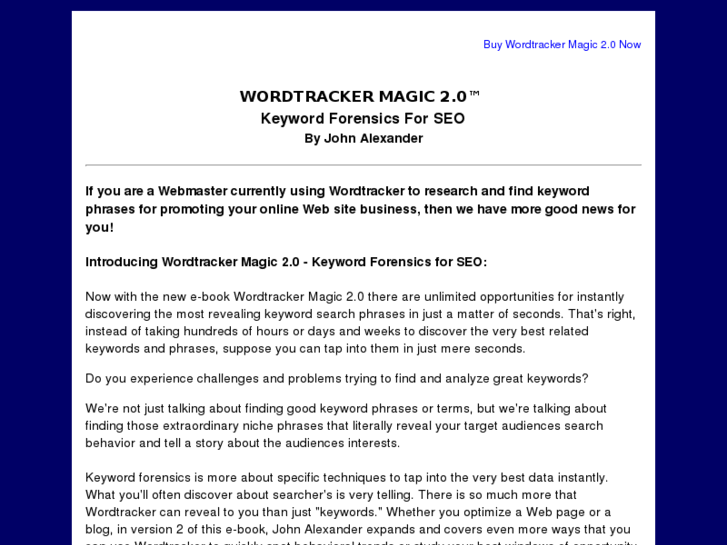 www.wordtrackermagic.com