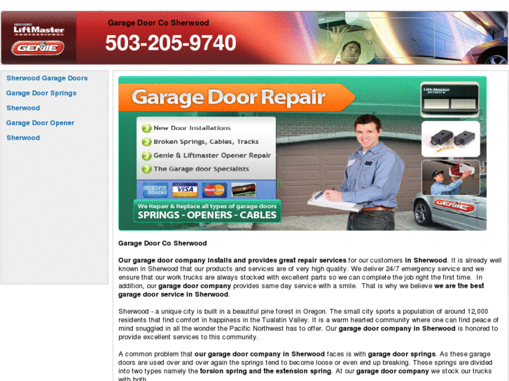 www.garagedoorrepairsherwood.com