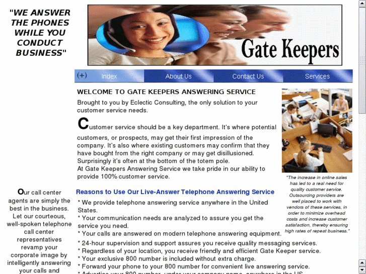 www.gatekeeperansweringservice.com