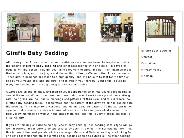 www.giraffebabybedding.net