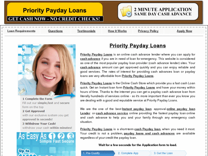 www.prioritypaydayloans.net