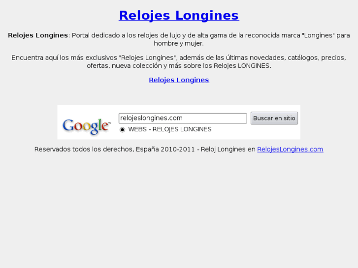 www.relojeslongines.com