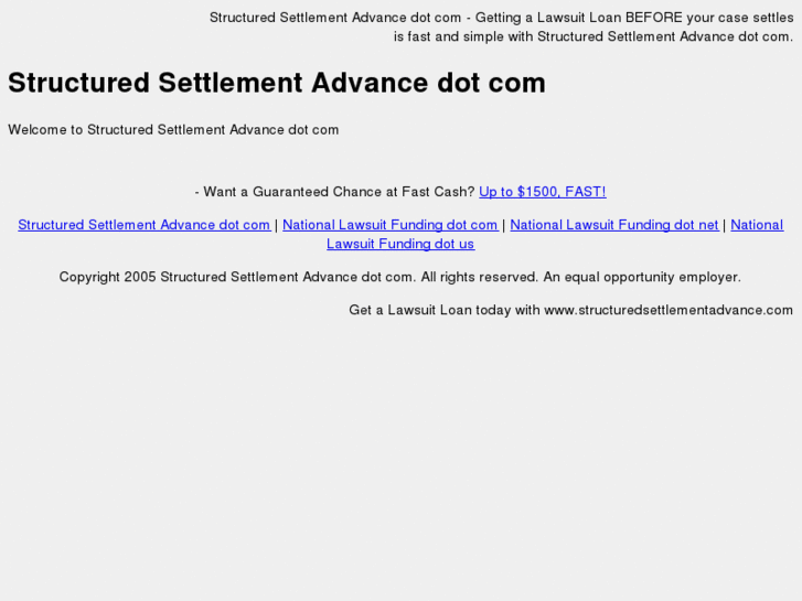 www.structuredsettlementadvance.com