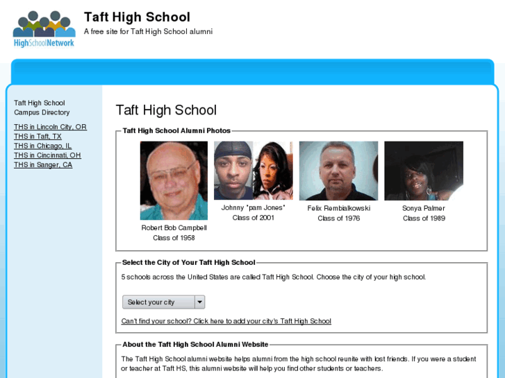 www.tafthighschoolalumni.com