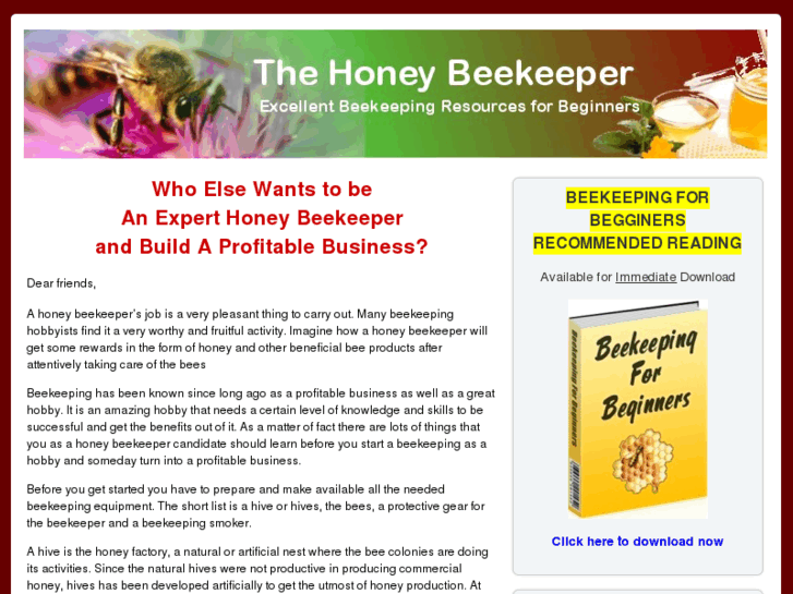 www.thehoneybeekeeper.com